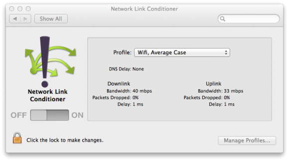 Network Link Conditioner